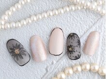 ネイルサロンアンドスクール ミュー(Nail Salon & school mieux)/フラワーネイル