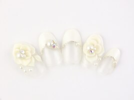 持ち込みアート/お花ネイル