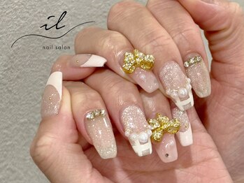 イル 神戸店/フレンチ×マグネットネイル