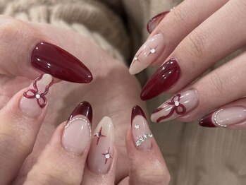 ネイルメゾン 梅田(NAIL MAISON)の写真/★HAND★90分フリーデザインコース¥10550♪持ち込みデザインも対応♪[梅田]