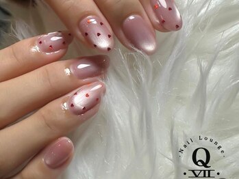 キューセブン イオンモールつくば店(Q7)の写真/\安い×可愛いが叶う/ショートネイルも圧倒的センスでリピーター多数★ふと視線に入る指先にうっとり…*