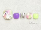 7月フットネイル定額【Nuance】