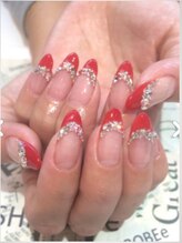 トータルサロン 白べぇーっ プラス/キラキラフレンチネイル！