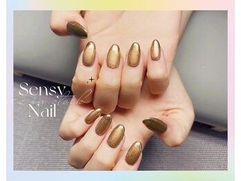 センシー ネイル スタジオ(Sensy Nail Studio)/ゴールドマグ+ スキニーフレンチ