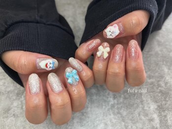 フフネイル(fufu nail)/ちぐはぐちいかわネイルネイル