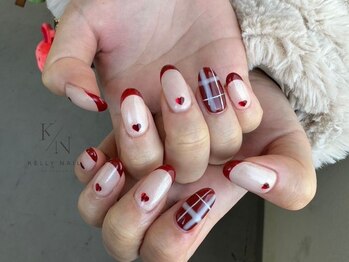 ケリーネイル(kelly nail.)の写真/人と被らない個性派デザインをしたい方に◎シンプル～繊細なアートまでお任せ♪アナタだけの指先を叶える★