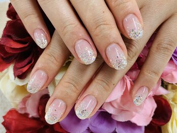 ダブルネイル(Double Nail)/【ほり】ラメグラデーション