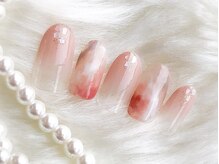 チュリップ(Tulipe)/ニュアンス×シェルネイル