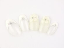 ネイルサロン アテナ(Athena)/持ち込みアート/お花ネイル