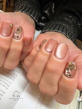 フィーカ(fi:ka)/ハートホロネイル　¥7800