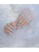 キアラネイルサロン/チップ長さだしデザイン