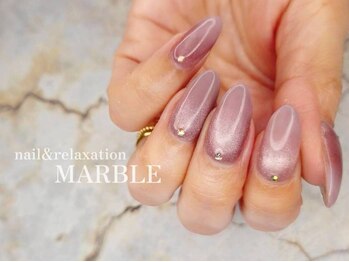ネイルアンドリラクゼーション マーブル(MARBLE)の写真/［新規オフ無料!!］シンプルなのに『違い』を感じる認定サロンの高技術◆初めての方にもおすすめ◎