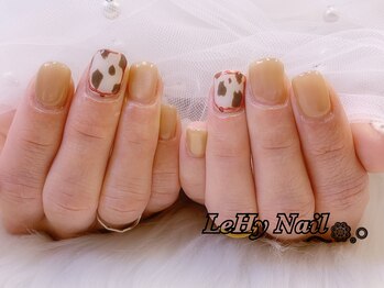 レヒネイル(LeHy nail)/アニマル柄ネイル