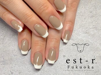 エストアール 博多口店(est-r.)/#ワンカラーフレンチ