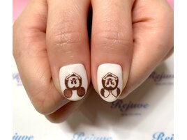 ラテアート風ミッキー＆ミニー☆