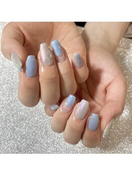 キャッツアイ東京 新宿店(Cat's eye TOKYO)/梅雨ネイル