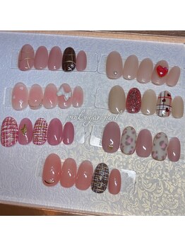 ピンクシュガーネイル(pink sugar nail)/NEW♪Autumn定額デザイン♪