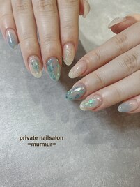 キラキラホロネイル