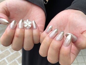 シェリ バイ リッシュ(Cheri by RICHE)/ミラーグラデーションネイル