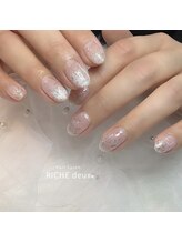リッシュ ドゥ(RICHE deux)/ホロ入りラメ×シルバーマグ