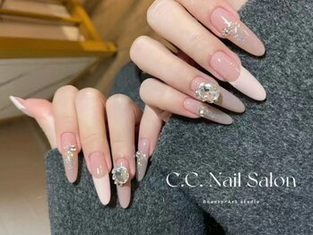シーシーネイルサロン 池袋(C.C.Nail salon)/長さ出し持込みアート