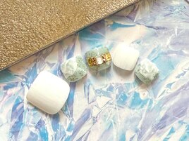 夏フットネイル