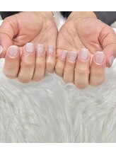 アンジーネイルアイラッシュ(Angie Nail Eyelash)/ホワイトピンクワンカラーネイル