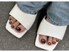 [Foot]オフ込｜ちゅるんマグネットネイル ￥7500 