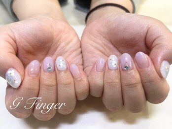 ジーフィンガー 大井町店(G Finger)/紫陽花ネイル
