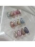 《 nail 》オフ込み◎フィルイン◎12種類から選べるキラキラマグネット¥6900