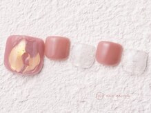 ネイルメゾン 新宿店(NAIL MAISON)/オーロラぷっくり韓国ラメ¥7500