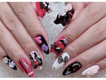 レアネイル 新宿(le'a nail)/キャラクターネイル