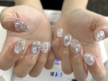 インザピンクリリー(in the pink LILY)/ホログラムネイル