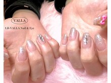 リブヴァラ(Lib Valla)/ラメグラデーションネイル