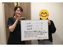 美容整体院元 光の森店/痩せてお肌と体の調子が良い
