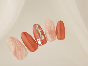 エムスラッシュ センター南(M.SLASH)/秋のニュアンスネイル