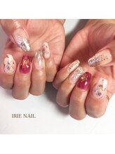 アイリーネイル(IRIE NAIL)/ジェル　ニュアンス4本アート