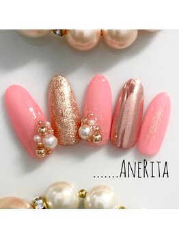 ネイルサロン アンリタ(nail salon AneRita)/シャンパンブリオン☆ネイル
