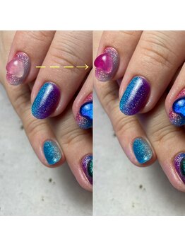 ヘアーアンドネイル ルシア(Hair&Nail Lucia)/可愛いハートのパーツあります!