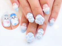 ネイルコレクション ベビーピンク(Baby Pink)/ちいかわ☆ハチワレ♪キャラ３Ｄ