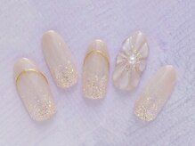 ネイルサロン ラグゼ(Nail salon Luxe)/ぷくぷくフラワーネイル