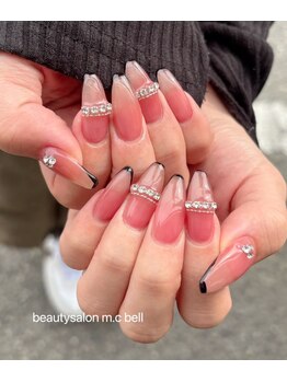 エムシーベル(m.c bell)/馴染みカラー×ブラックフレンチ