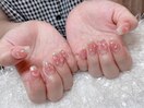 チークリボンネイル