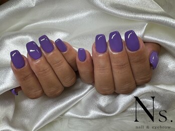 エヌエス ネイルアンドアイブロウ(Ns)/パープルネイル☆