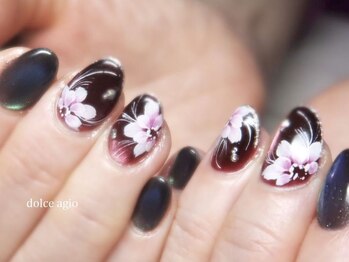 ドルチェ アージョ(dolce agio)/手描きフラワーアート