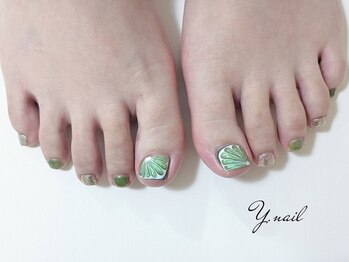ワイネイル(Y.nail)/さわやかライムネイル