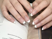 アース コアフュールボーテ ふじみ野店(EARTH coiffure beaute)/フレンチネイル　7500円