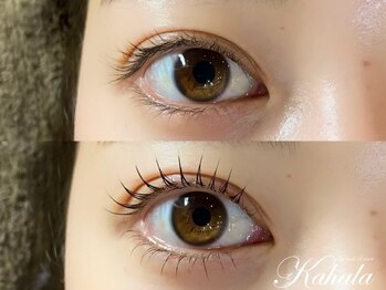 アイラッシュリゾート カハラ 綱島店の写真/仕上がりで選べる[レアカール/パリジェンヌ/まつげパーマ]が人気☆魅力が溢れるナチュラル上品なお目元へ♪