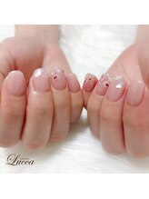 ルッカ(Lucca)/シンプル可愛いお花ネイル