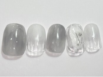 ネイルメゾン 渋谷店(NAIL MAISON)/もやもや秋ニュアンス￥5500